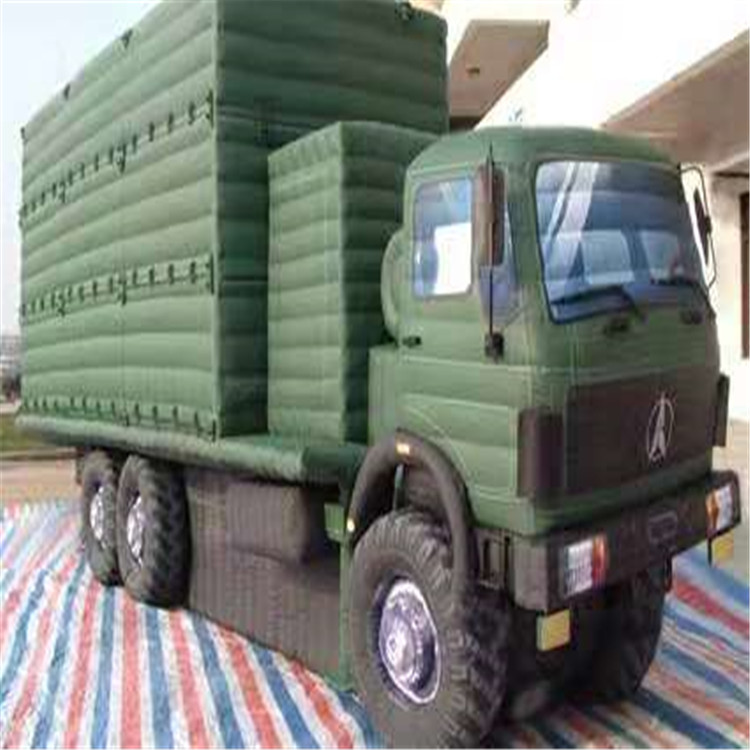 宝山充气仿真军用运输车